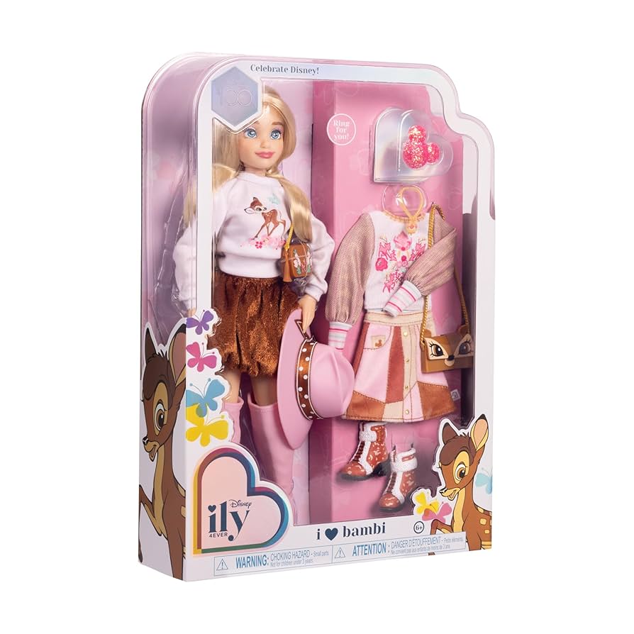 Amazon.com: Disney ily 4EVER Dolls Disney 100 - Bambi 11.5